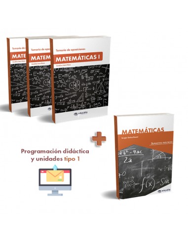 Temario + Supuestos + PD tipo 1 Matemáticas