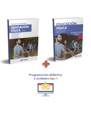 Temario + Supuestos + PD tipo 1 Educación Física primaria (castellano)