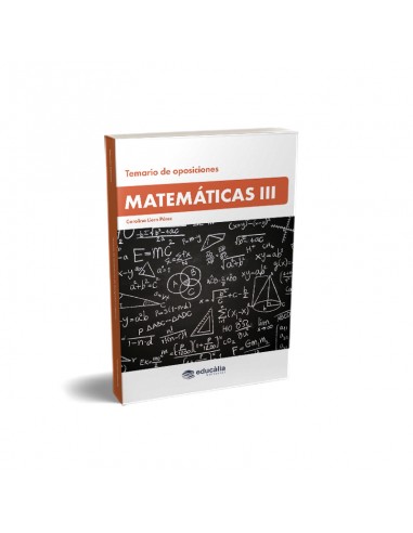 Temario Matemáticas III